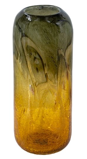 Vase, Brown Crackle 14.5"
