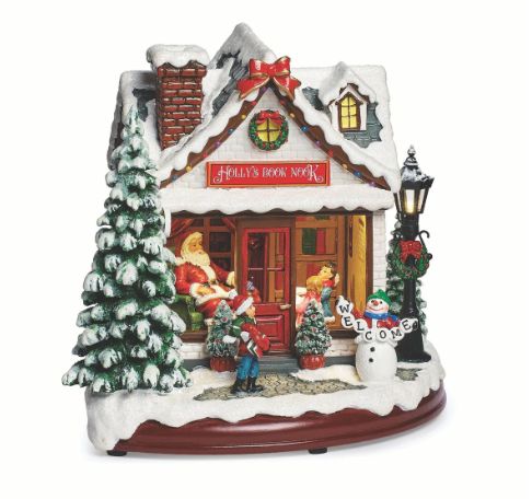 Music Box, Holly's Book Nook w/Cord