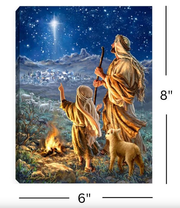 LED Canvas, Shepherds Keeping Watch
