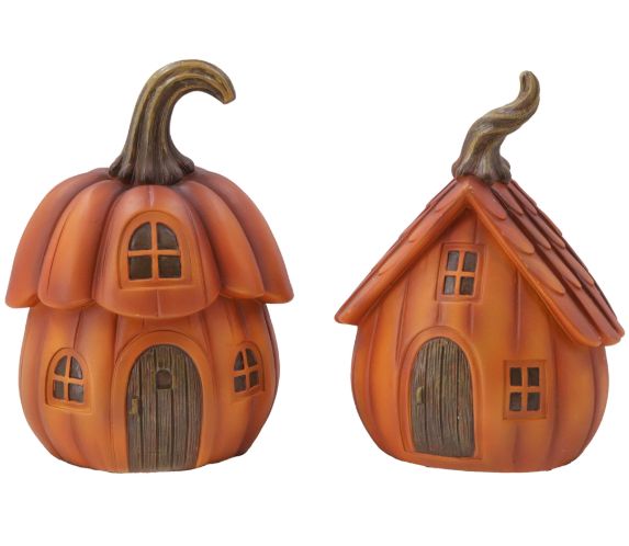 Pumpkin Houses 2 Asst