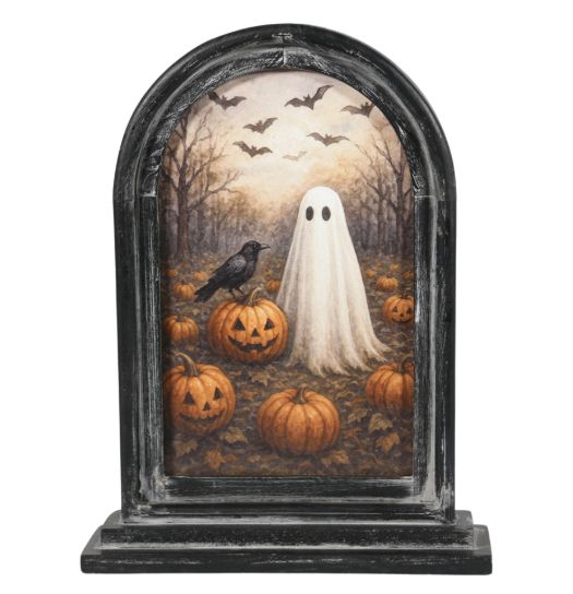Picture, Haunted Framed on Stand