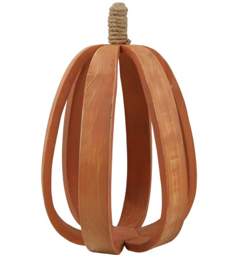 Pumpkin, Orange Wood Rib 16.5"
