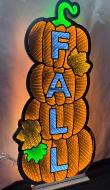 Infinity, "FALL" Pumpkin Stack 35"