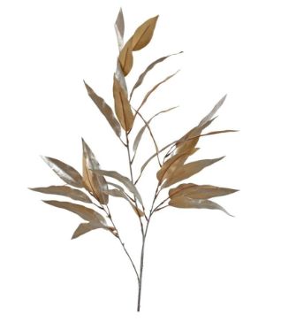 Spray, 27" Silver Overlay Leaf