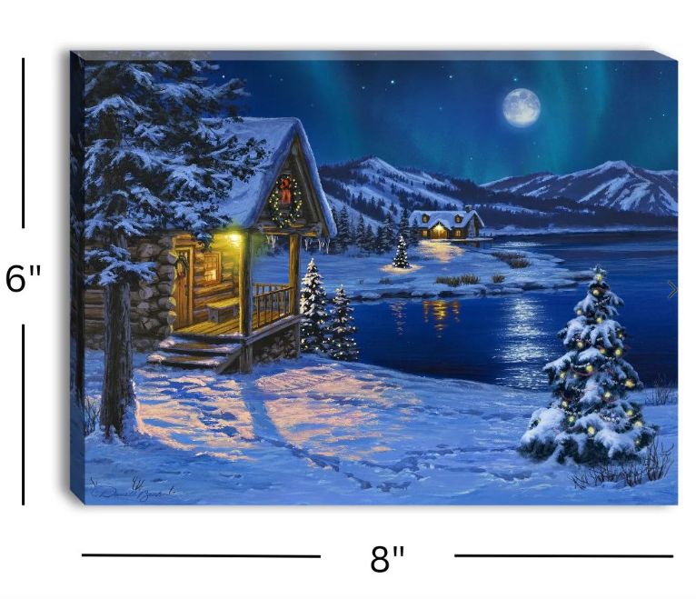 LED Canvas, Moonrise Mini
