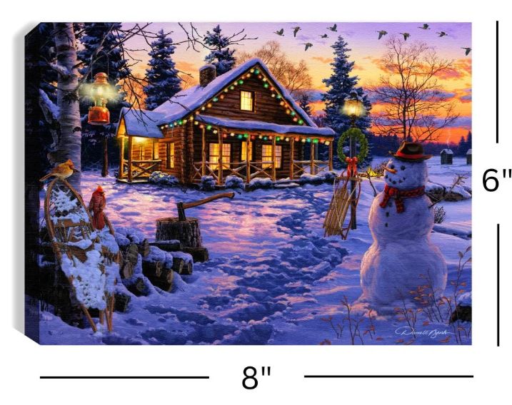 LED Canvas, Winter Bliss Mini