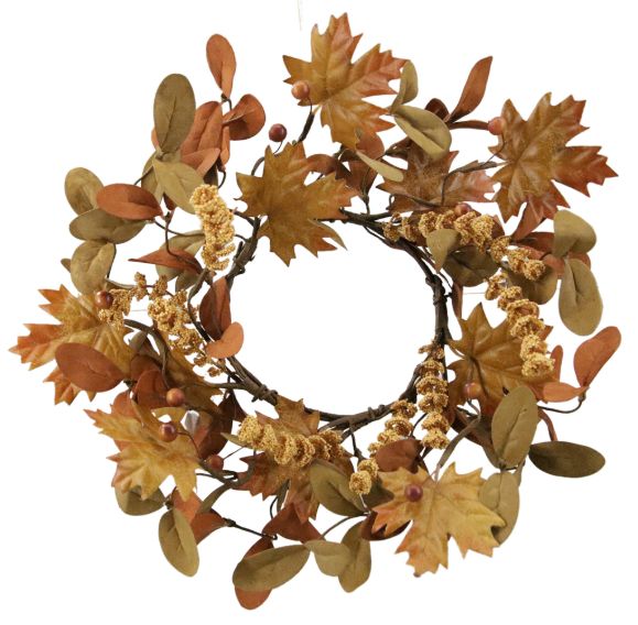 Candle Ring, Maple &amp; Fern