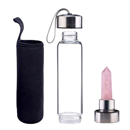 Rose Quartz Water Bottle