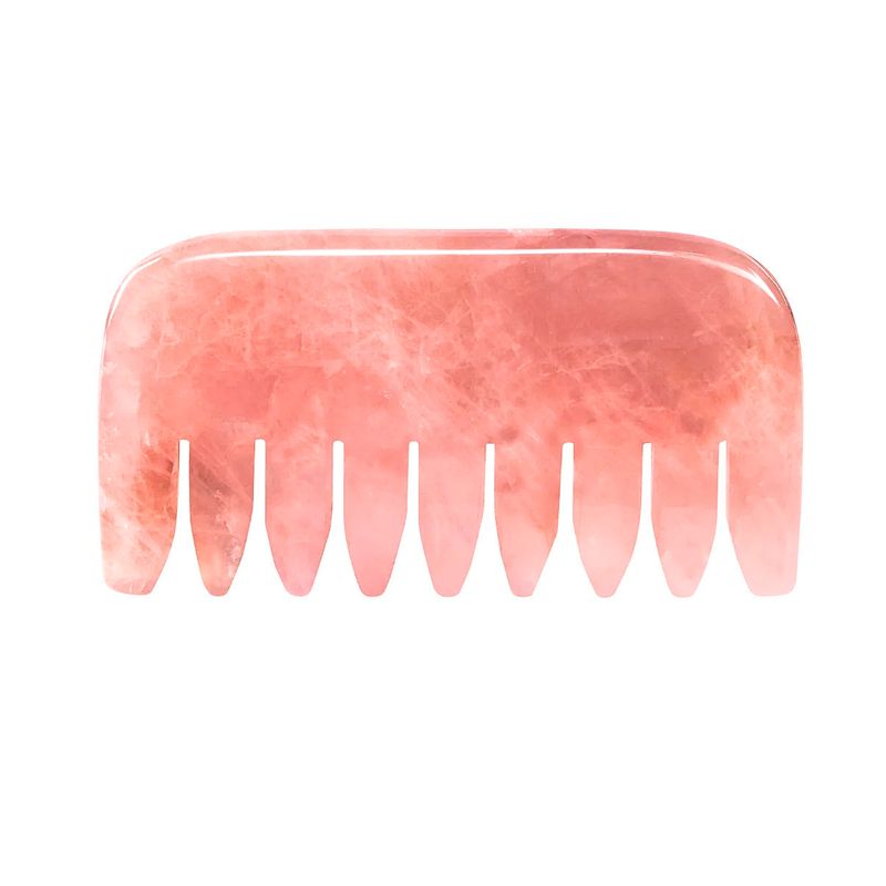 Rose Quartz Hair Comb