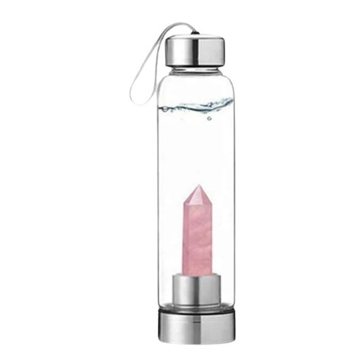 Rose Quartz Water Bottle