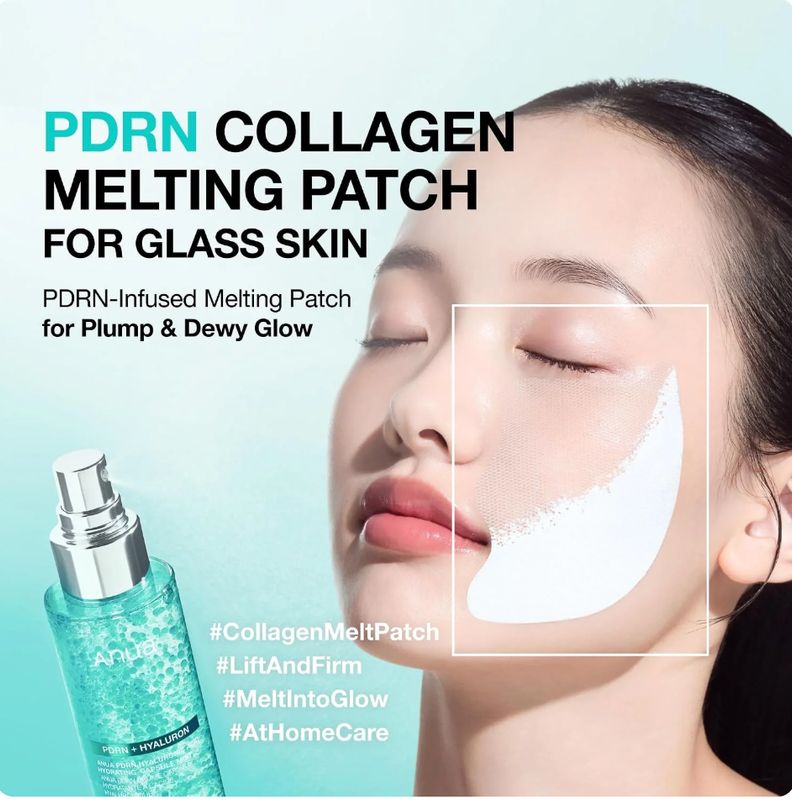 ANUA PDRN Collagen Melting Patch for Glass Skin 4ea
