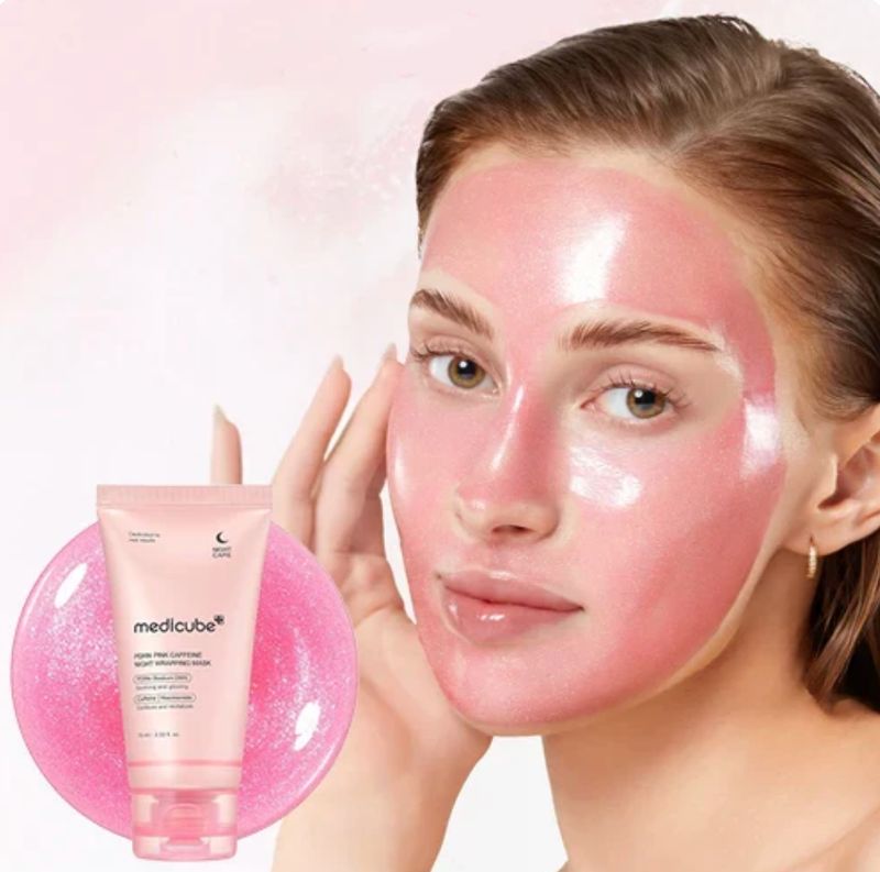 Medicube PDRN Pink Caffeine Night Wrapping Mask 75ml