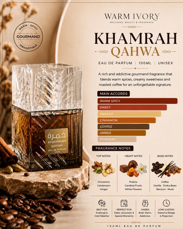 Lattafa Khamrah Qahwa Eau de Parfum 100ml