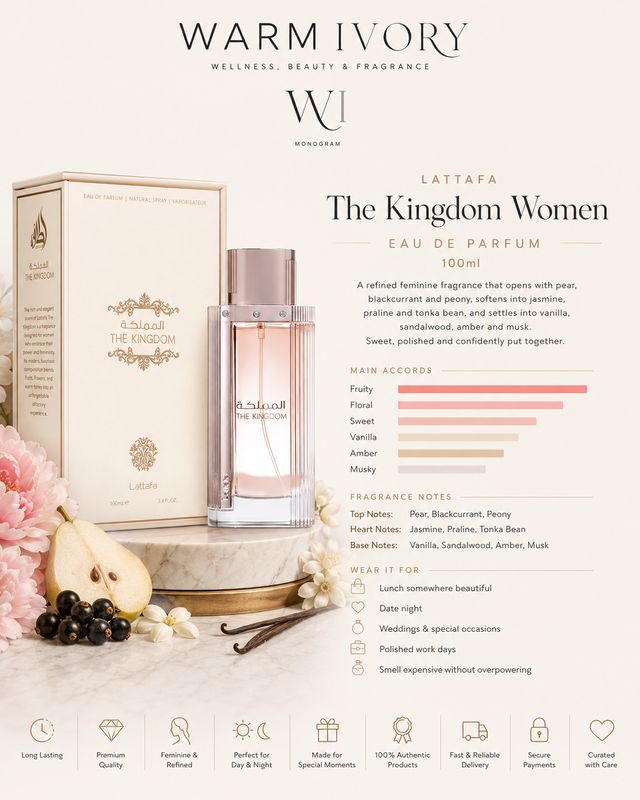 Lattafa The Kingdom Women Eau de Parfum 100ml
