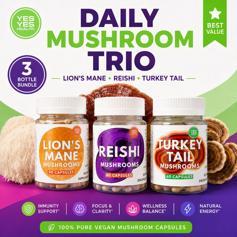 Daily Mushroom Trio
