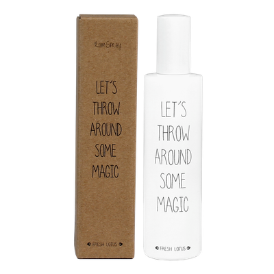 Huisparfum : 'throw around magic'