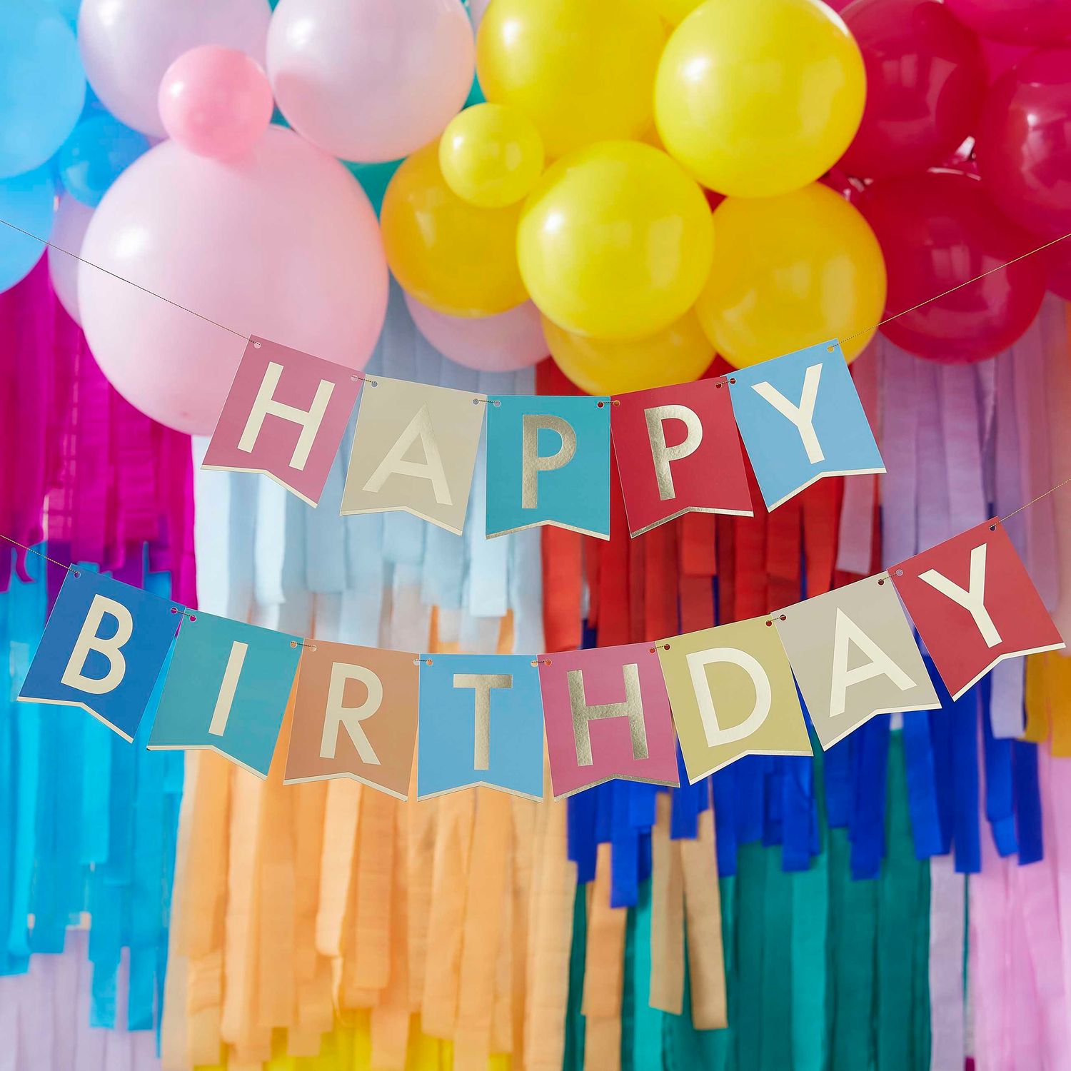 Happy birthday banner