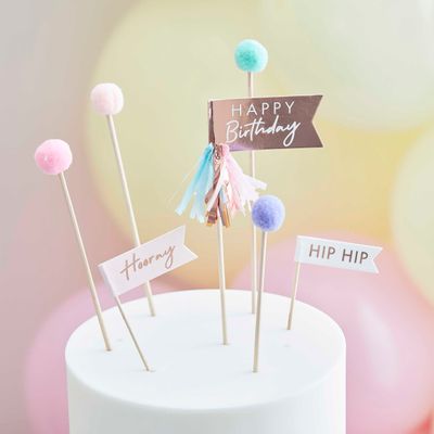 Cake topper - verjaardag