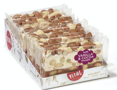 Nougat slice vanille - cacao