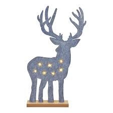 Hert in vilt met LED