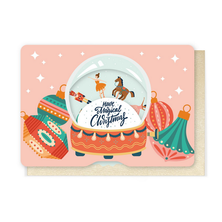 Kerstkaart : Have a magical Christmas