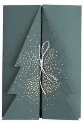 Kerstkaart : kerstboom om te openen