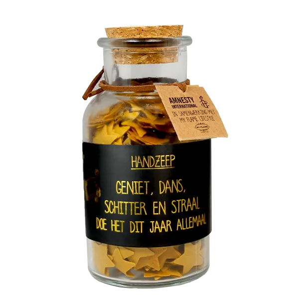 Feestelijke confetti handzeep (sterretjes)