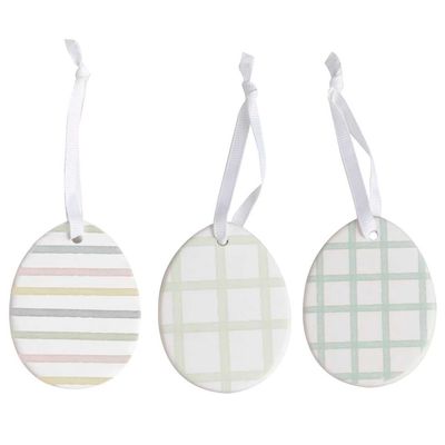 Set van 3 hangers in keramiek