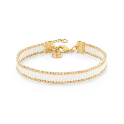 Handgeweven armband in verschillende kleuren
