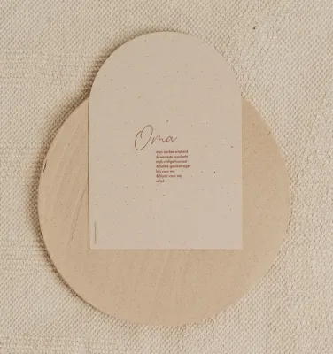 Ode (wenskaart) aan oma of opa