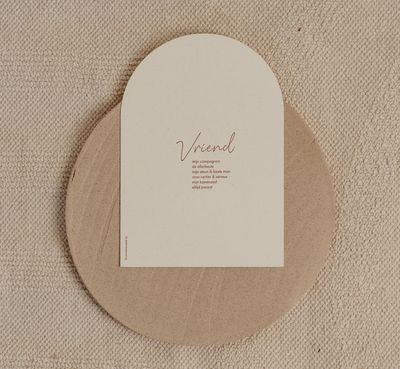Ode (wenskaart) aan een vriend of vriendin