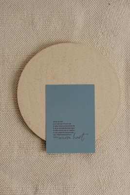 Woordkaart : "Warm hart"