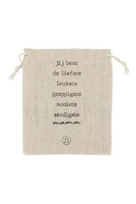 geurkaars in katoenen zakje : "mama "