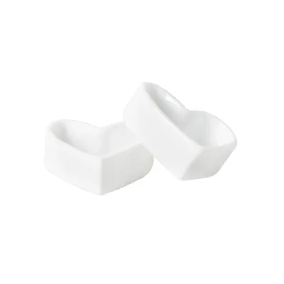 Set hartvormige servetringen