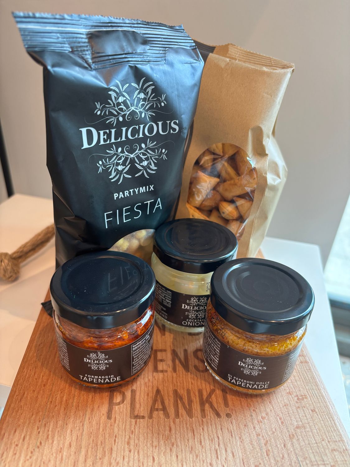 Gevulde borrelplank : "papa"