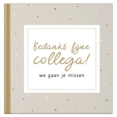 Afscheidsboek collega