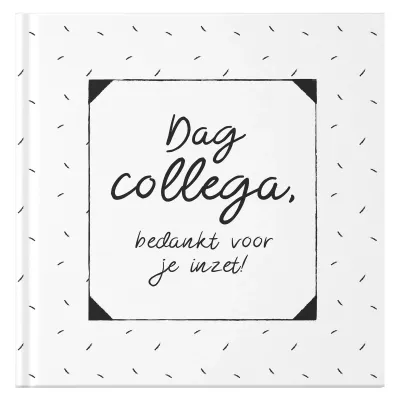 Afscheidsboek collega