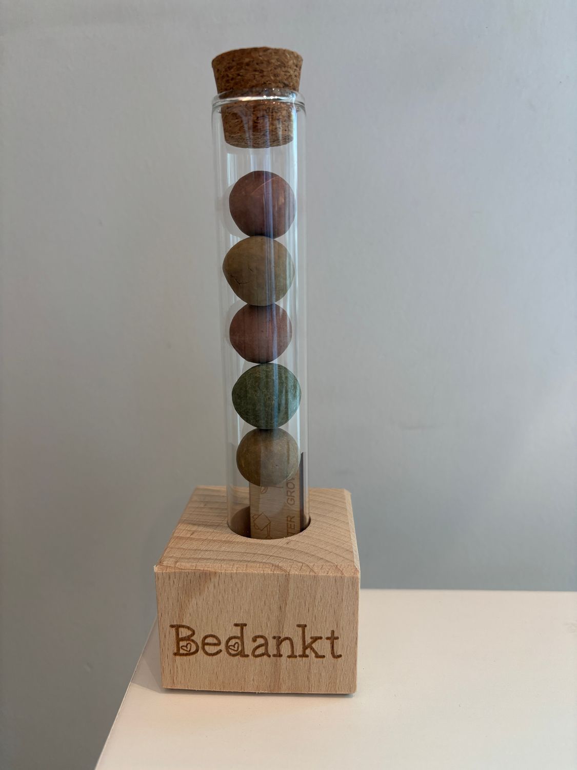 Zaadblokje : "Bedankt"