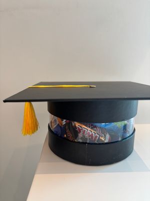 Gevuld afstudeerhoedje