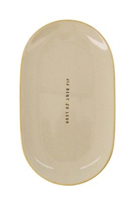 Serveerschaal : 'Jij bent zo leuk'