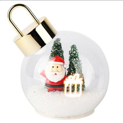 Glazen kerstbal (LED)