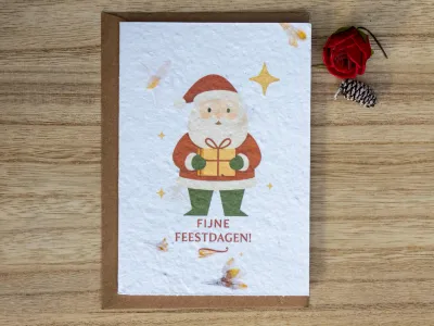 Wenskaart op groeipapier