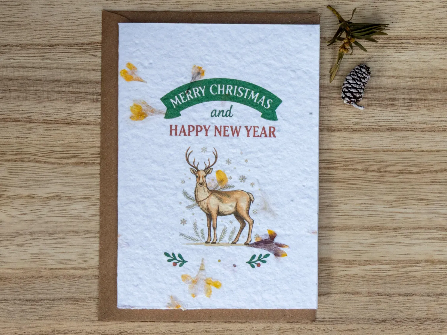 Wenskaart op groeipapier