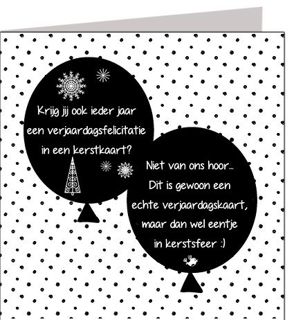 Wenskaart : verjaardag/feestdagen