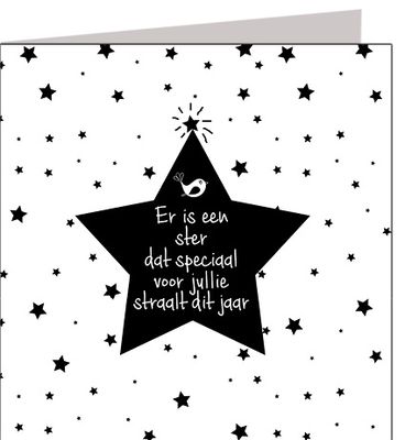 Wenskaart : 'ster'