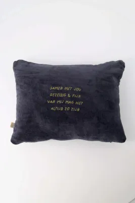 Kussen 'samen met jou ....'