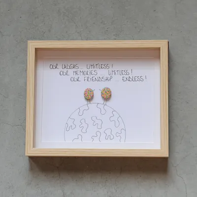 Pebble Art 'FRIENDSHIP'