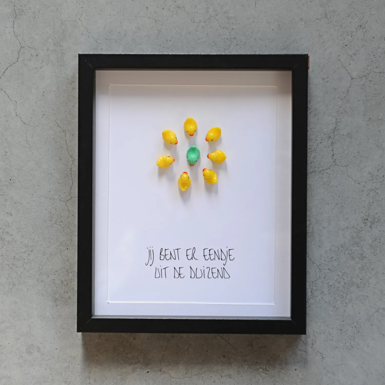 Duck art 'EENDJE UIT DE 1000'