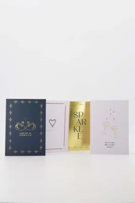 Set van 4 wenskaarten