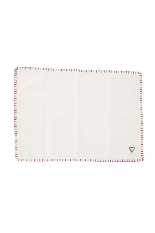 Placemat : 'Hart stiksel'
